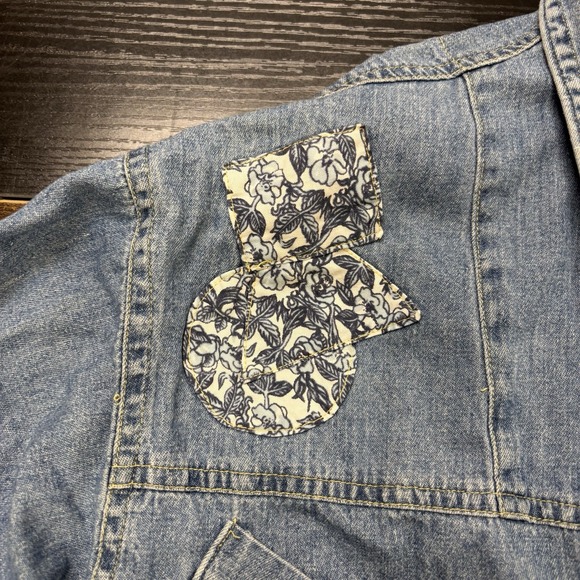 VINTAGE Razzberry Prestige Global Vintage Denim  OS Large Western Girly‎ - Picture 5 of 11